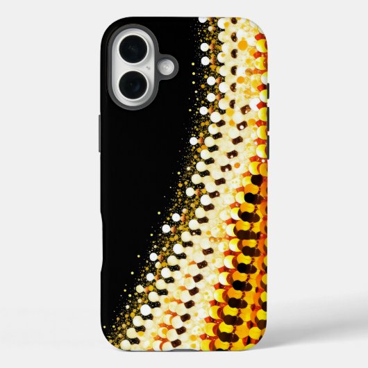 Verloop van stralend zilver naar warm goud Case-Mate iPhone case (Achterkant)
