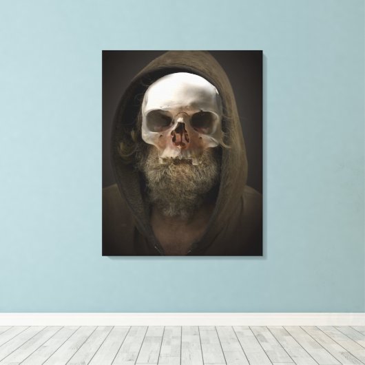 Verloop van Tijd Canvas Afdruk (Insitu (Houten vloer))