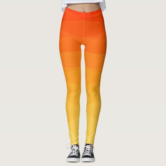 Verloop veelhoekig ontwerp leggings (Voorkant)