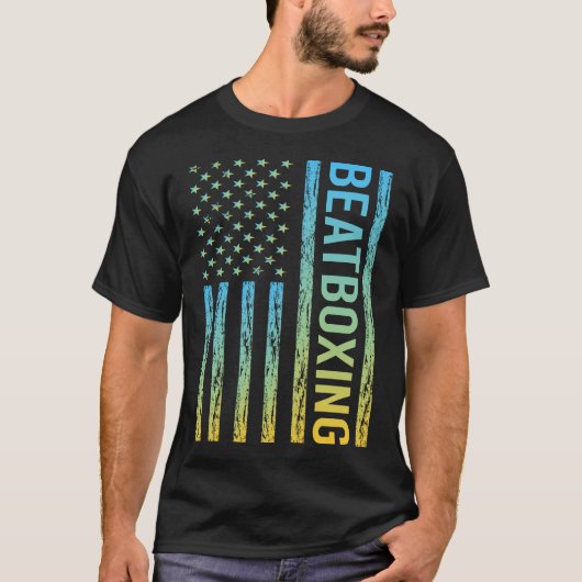 Verloop Vlag 01 Beat Box Beatboxing Beatbox T-shirt (Voorkant)