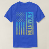 Verloop Vlag 02 Badminton T-shirt (Design voorkant)