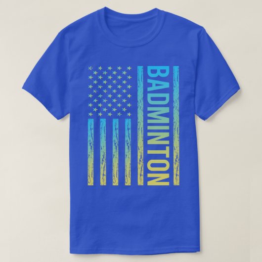 Verloop Vlag 02 Badminton T-shirt (Design voorkant)