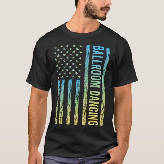 Verloop Vlag Ballroomdansen T-shirt (Voorkant)