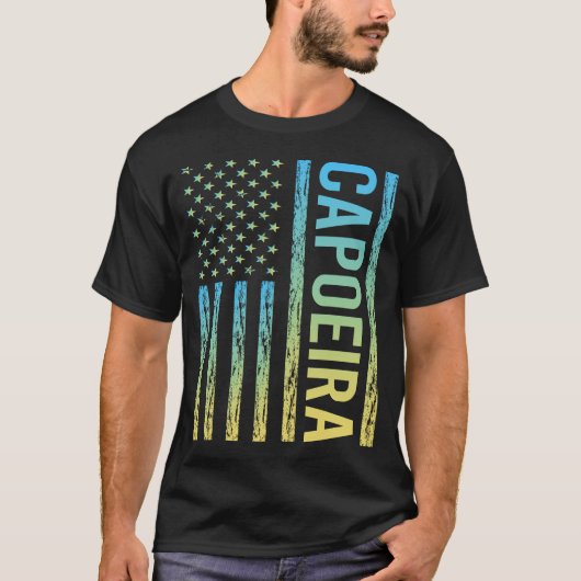 Verloop Vlag Capoeira T-shirt (Voorkant)