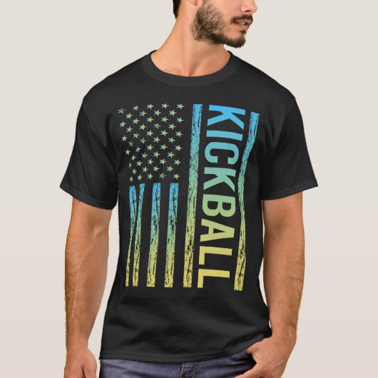 Verloop Vlag Kickball T-shirt (Voorkant)