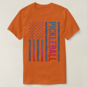 Verloop Vlag Pickleball T-shirt (Design voorkant)