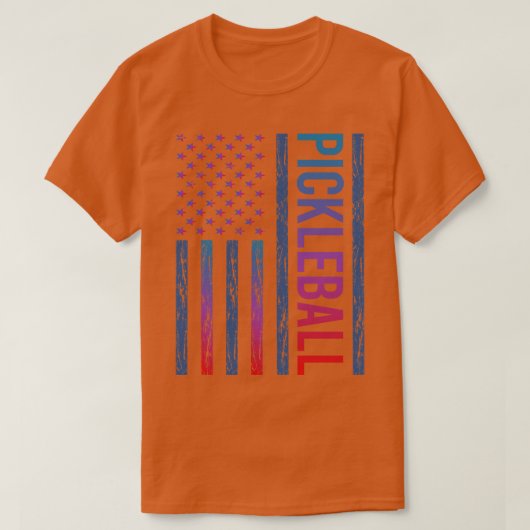 Verloop Vlag Pickleball T-shirt (Design voorkant)