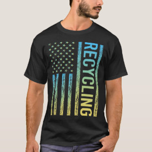 Verloop Vlag Recycling Hergebruik T-shirt