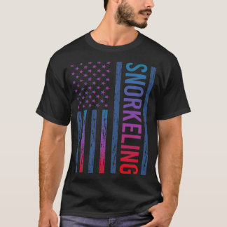 Verloop Vlag Snorkelen Snorkelen Snorkelen T-shirt