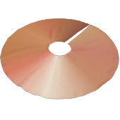 Verloop voor met koper gekleurde metalen stijlen kerstboom rok (Gekanteld)