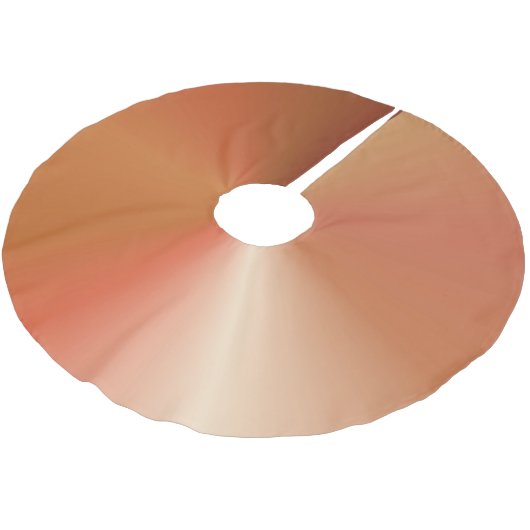 Verloop voor met koper gekleurde metalen stijlen kerstboom rok (Gekanteld)