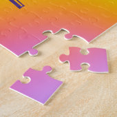 Verloop voor regenbooggradiënt kiezen legpuzzel (Zijkant)