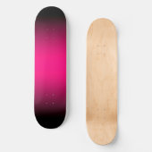 Verloop voor zwart en warm roze persoonlijk skateboard (Voorkant)
