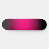 Verloop voor zwart en warm roze persoonlijk skateboard (Horizontaal)