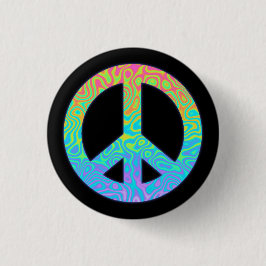 Verloop Vredessymbool Ronde Button 3,2 Cm