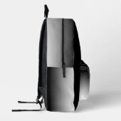 Verloop wit naar zwart bedrukte rugzak (Links)