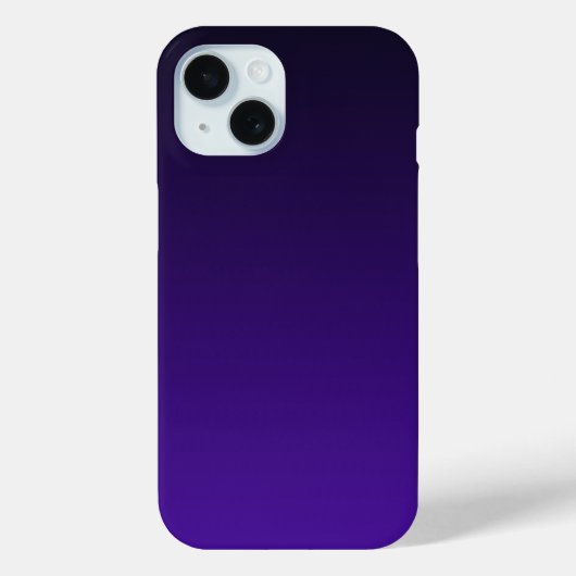 Verloop zwart naar Paars Case-Mate iPhone Case (Achterkant)
