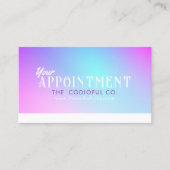 verloopafsprakenkaart klantenkaartje (Voorkant)