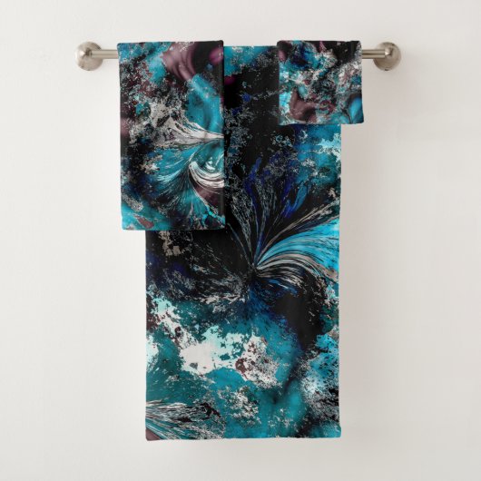 Verloopblauw Bad Handdoek (Insitu)