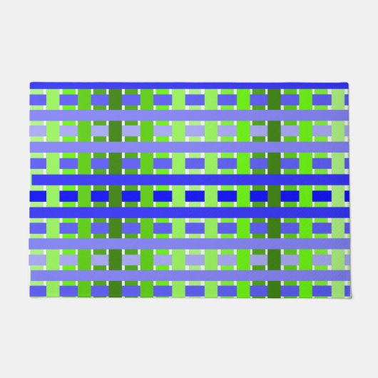 Verloopblauw Deurmat (Voorkant)
