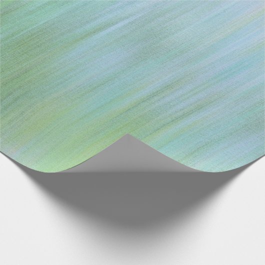 Verloopblauw en groen  cadeaupapier (Hoek)