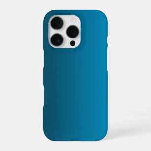 Verloopblauw - licht naar diep Mood Achtergrond iPhone 16 Pro Hoesje
