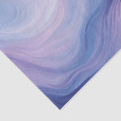 Verloopblauw, Paarse Abstracte Wavy Patroon Tissuepapier (Detail)