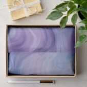 Verloopblauw, Paarse Abstracte Wavy Patroon Tissuepapier (Geschenk)