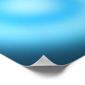 Verloopblauw Poster (Hoek)