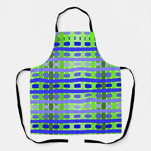 Verloopblauw Schort (Voorkant)