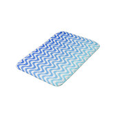 Verloopblauwe golven badmat (Gekanteld)