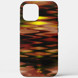 Verloopbruin tot geel vormend abstract zigzag Case-Mate iPhone case