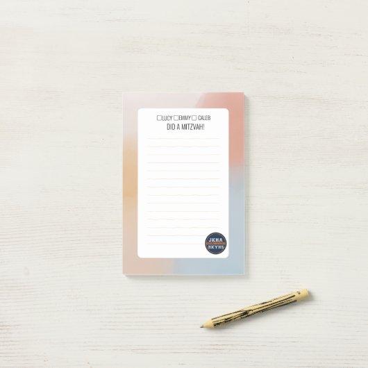 Verloopcontrolelijst Post-it® Notes (Op bureau)