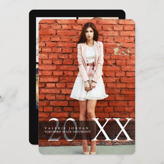 Verloopd Stad, Afstudeer aankondigingen (Voorkant / Achterkant)