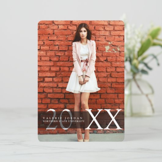 Verloopd Stad, Afstudeer aankondigingen (Staand voorkant)