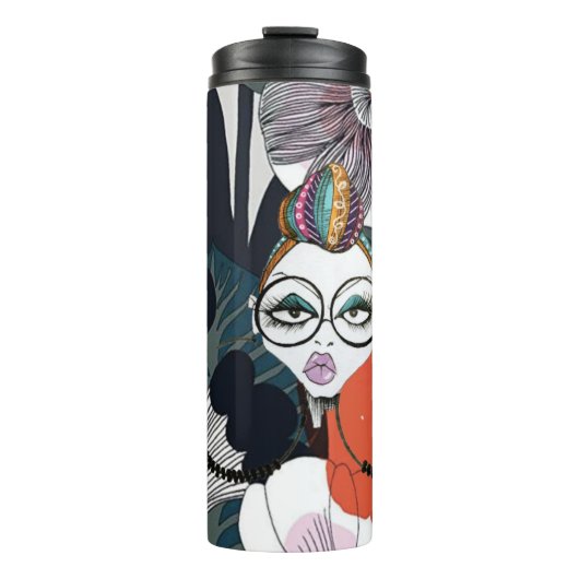 Verloopde Oerwoud Remix Tumbler Thermosbeker (Voorkant)