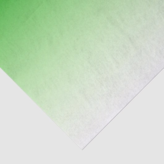 Verloopdonkergroen naar lichtgroen papieren tissuepapier (Detail)