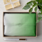 Verloopdonkergroen naar lichtgroen papieren tissuepapier (Geschenk)