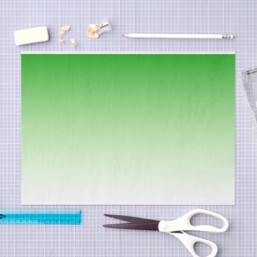 Verloopdonkergroen naar lichtgroen papieren tissuepapier (Craft)