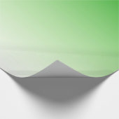 Verloopdonkergroen tot lichtgroen omslagpapier cadeaupapier (Hoek)