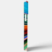 Verloopgebogen strepen en metaalschuim, over... Case-Mate iPhone case (Achterkant / Rechts)