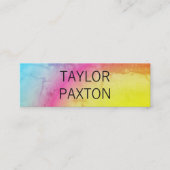 Verloopgradiënt Mini Visitekaartje (Voorkant)