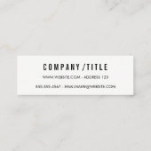 Verloopgradiënt Mini Visitekaartje (Achterkant)