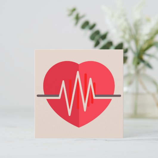 Verloophartslag Kaart (Staand voorkant)