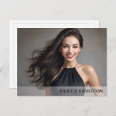 Verloopkader Briefkaarten Actor Promo Foto's (Voorkant / Achterkant)