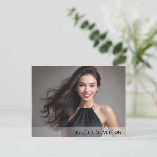 Verloopkader Briefkaarten Actor Promo Foto's (Staand voorkant)