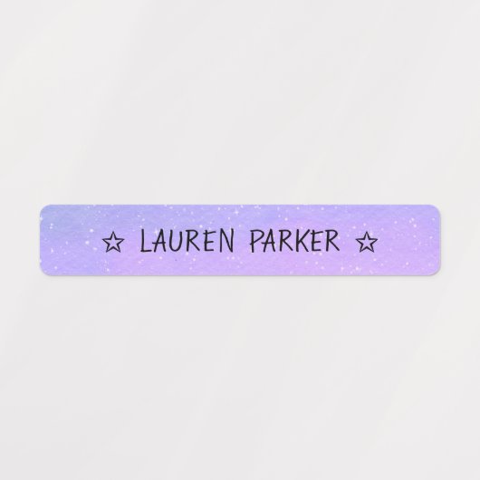 verloopkleur gecodeerde sterrennaam waterdicht labels (Design 1)