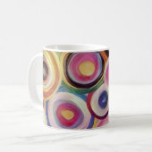 Verloopkleur, ruwe textuur achtergrond. koffiemok (Voorkant links)