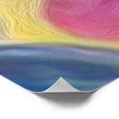 Verloopkleur, ruwe textuur achtergrond. poster (Hoek)