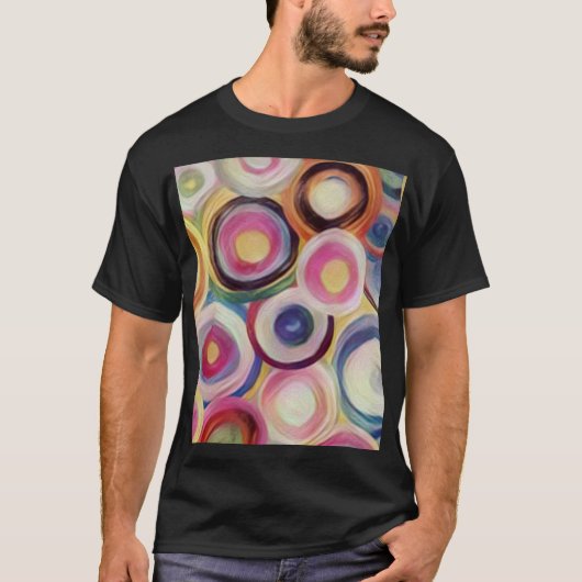 Verloopkleur, ruwe textuur achtergrond. t-shirt (Voorkant)